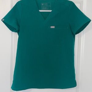 Hunter Green Fig Scrubs